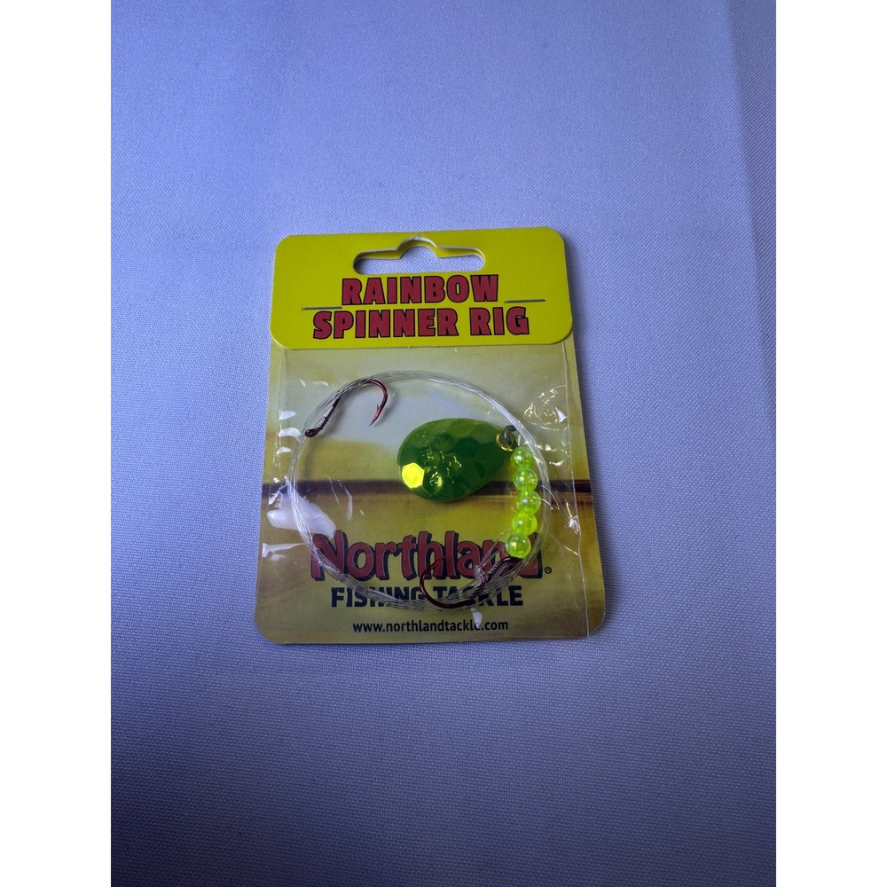 Northland Fishing‎ Tackle Rainbow Spinner Rig Yellow Rainbow New